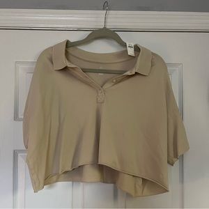 Aerie offline cropped shirt